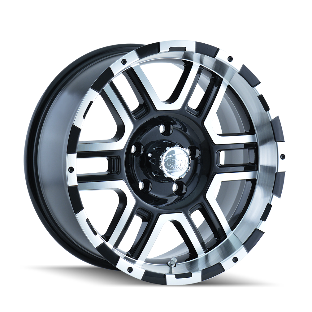 Ion 17"x8" Non-Chrome Black/Machined Custom Wheel ARSWCW1797885B