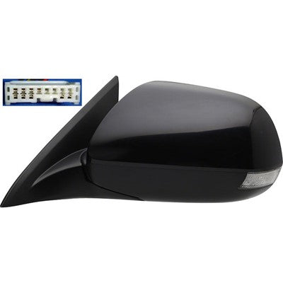 2014 acura tsx driver side power door mirror with heated glass with mirror memory with turn signal arswmac1320115