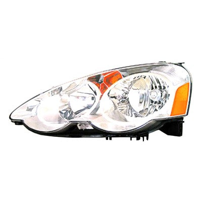 2004 acura rsx front driver side replacement headlight lens and housing arswlac2518101v