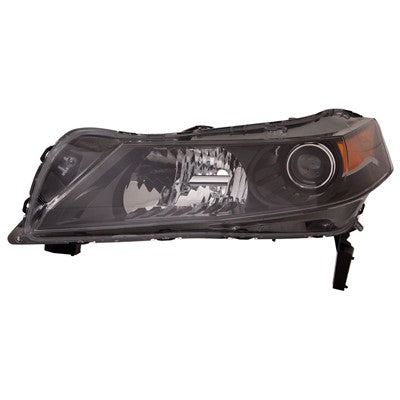 2012 acura tl front driver side replacement hid headlight lens and housing arswlac2518118c