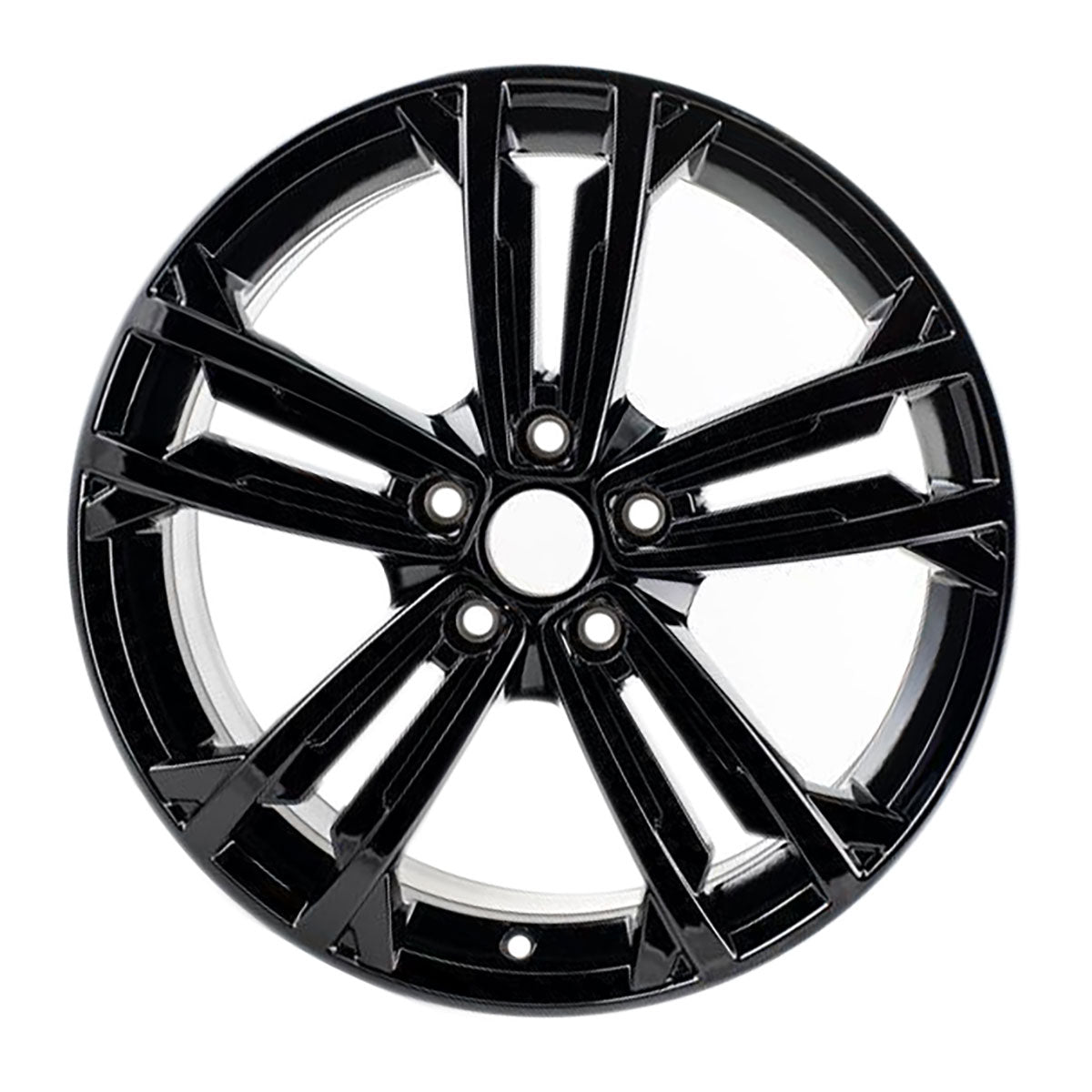 18 Inch Replacement Alloy Wheel Rim For 2019-2021 VW Volkswagen Jetta – 5x112, 7.5J, Offset 49, Machined Black