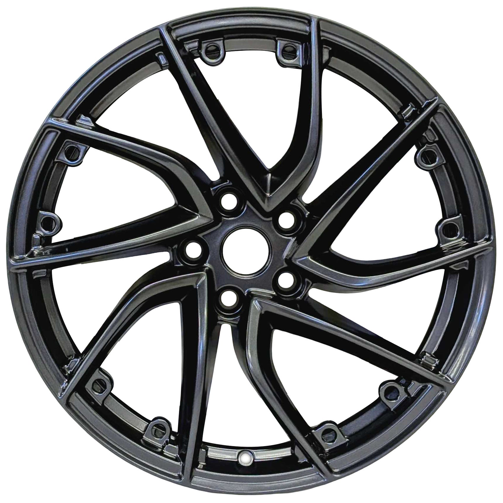 2025 Tesla Model S 19" Rear OEM Wheel Rim Magnetite W94375C