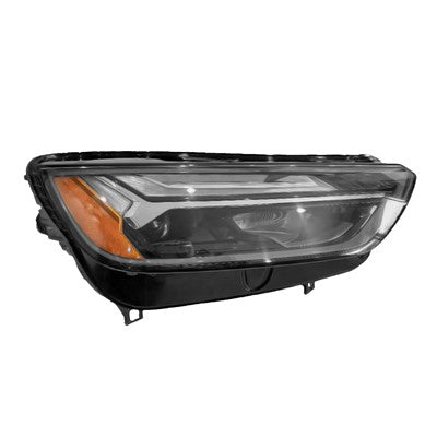 2021 audi q5 front passenger side oem led headlight assembly arswlau2503220oe