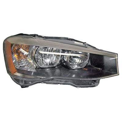 2015 bmw x3 front passenger side replacement halogen headlight assembly arswlbm2519142