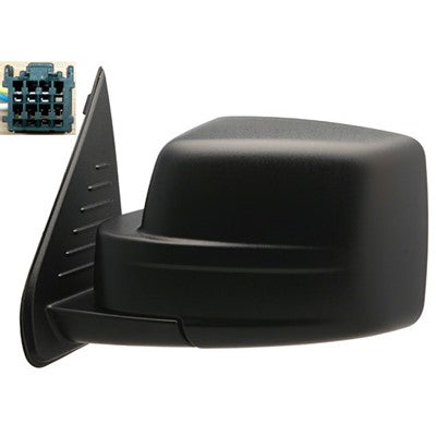 2012 jeep liberty driver side power door mirror with heated glass without mirror memory arswmch1320371