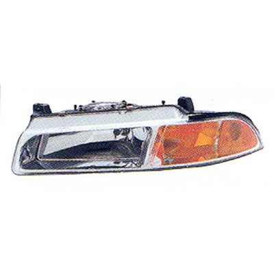 1997 plymouth breeze front driver side replacement headlight assembly arswlch2502112v