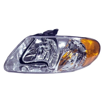 2002 chrysler voyager front driver side replacement headlight assembly arswlch2502129v