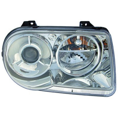 2006 dodge magnum front passenger side replacement hid headlight lens and housing arswlch2503171v