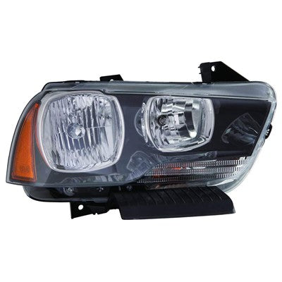 2014 dodge charger front passenger side replacement halogen headlight assembly arswlch2503232c