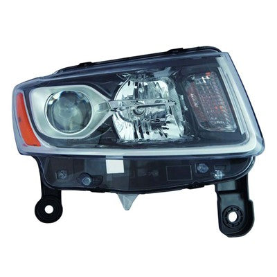2015 jeep grand cherokee front passenger side replacement halogen headlight assembly arswlch2503247
