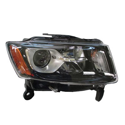 2014 jeep grand cherokee front passenger side replacement halogen headlight assembly arswlch2503308
