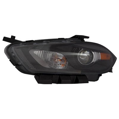 2016 dodge dart front driver side replacement halogen headlight lens and housing arswlch2518150c