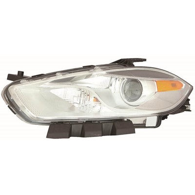 2016 dodge dart front driver side replacement halogen headlight lens and housing arswlch2518151c