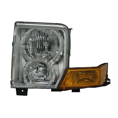 2008 jeep commander front passenger side oem halogen headlight assembly arswlch2519117oe