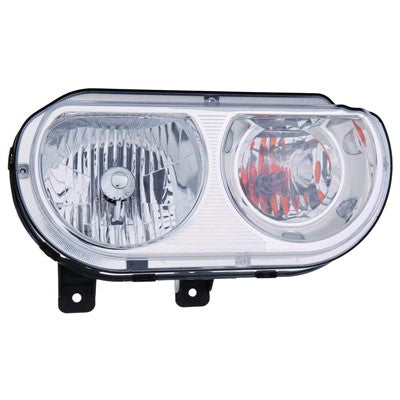 2013 dodge challenger front passenger side replacement halogen headlight assembly arswlch2519137c