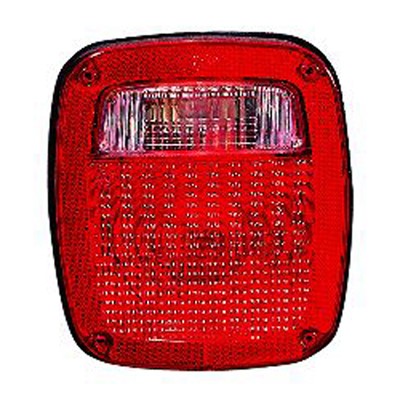 2005 jeep wrangler rear driver side replacement tail light assembly arswlch2800161c