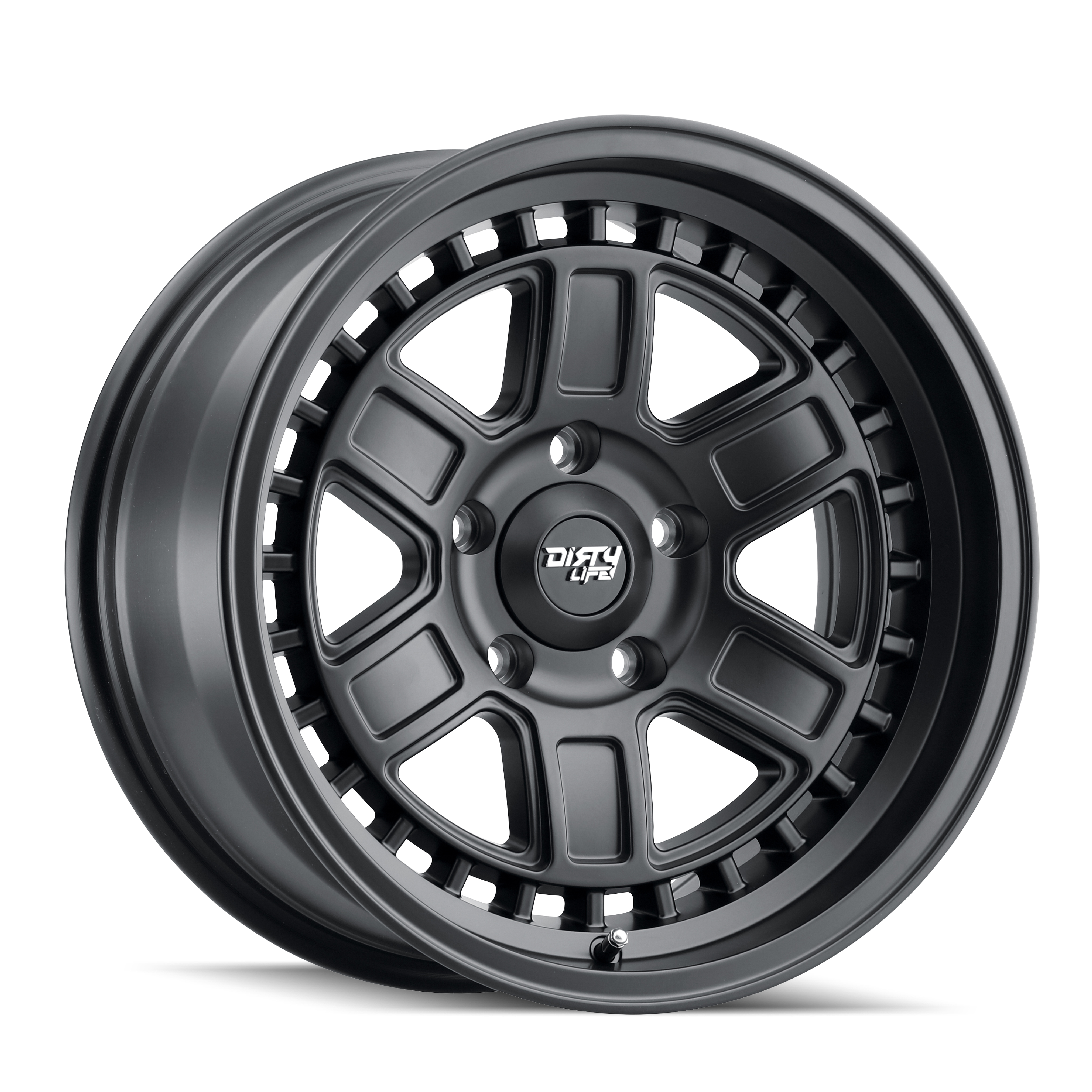 Dirty Life 17"x8.5" Non-Chrome Matte Black Custom Wheel ARSWCW93087836MB