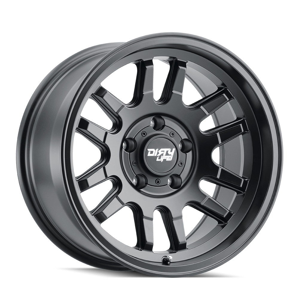 Dirty Life 17"x9" Non-Chrome Matte Black Custom Wheel ARSWCW93107983MB12