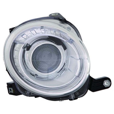 2018 fiat 500 front driver side replacement headlight assembly arswlfi2502100c