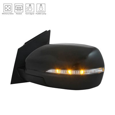 2017 ford edge driver side mirror with heated glass with mirror memory with turn signal arswmfo1320562