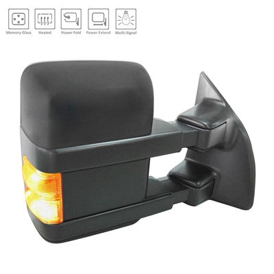 2016 ford f 450 passenger side power door mirror with heated glass with mirror memory with turn signal arswmfo1321490