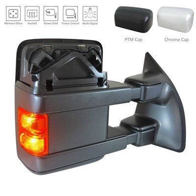 2016 ford f 450 passenger side power door mirror with heated glass with mirror memory with turn signal arswmfo1321494