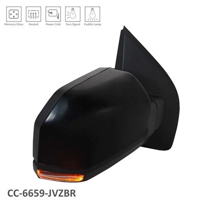 2017 ford f 150 passenger side power door mirror with heated glass with mirror memory with turn signal arswmfo1321530