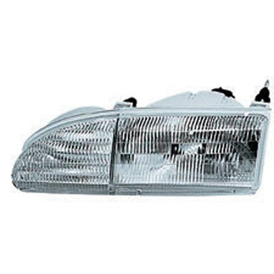 1995 ford thunderbird front driver side replacement headlight assembly arswlfo2502128v