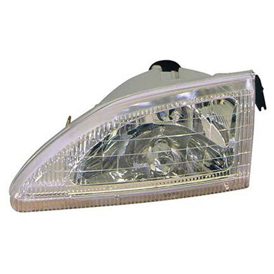 1996 ford mustang front driver side replacement headlight assembly arswlfo2502161v