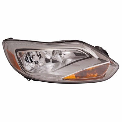 2013 ford focus front driver side replacement halogen headlight assembly arswlfo2502298c