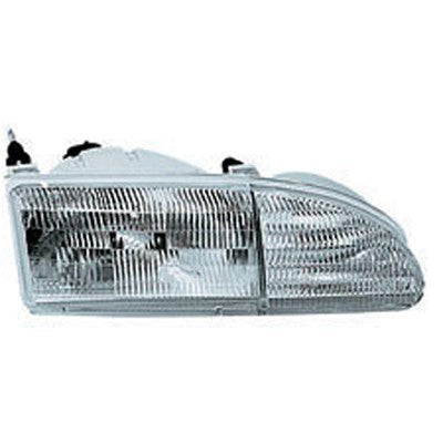 1995 ford thunderbird front passenger side replacement headlight assembly arswlfo2503128v