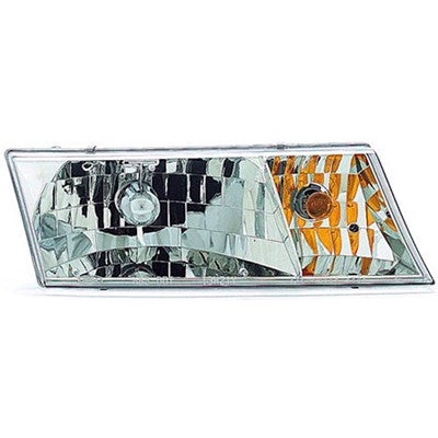 2001 mercury grand marquis front passenger side replacement headlight lens and housing arswlfo2503149c
