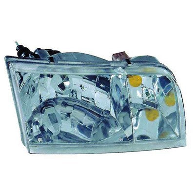 2000 ford crown victoria front passenger side replacement headlight lens and housing arswlfo2503200c