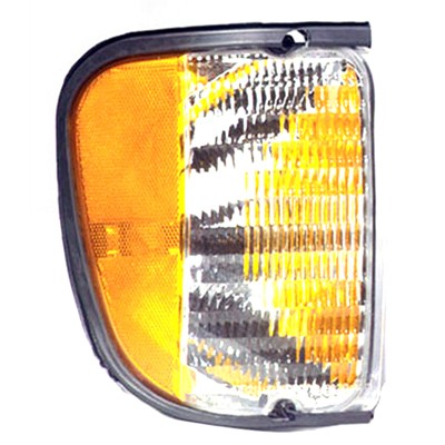 1995 ford econoline passenger side replacement parking side marker light lens and housing arswlfo2521122v