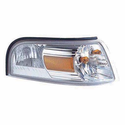 2008 mercury grand marquis front passenger side replacement turn signal parking side marker light assembly arswlfo2527103v
