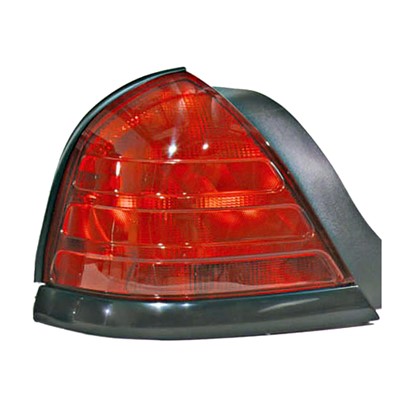 2000 ford crown victoria rear driver side replacement tail light lens and housing arswlfo2800160v