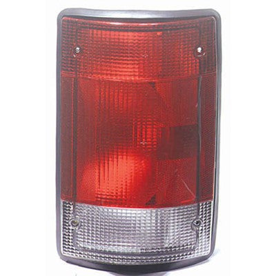 1995 ford econoline rear passenger side replacement tail light assembly arswlfo2801114v