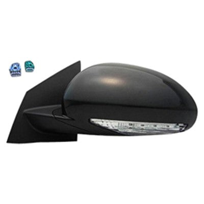 2012 buick enclave driver side power door mirror with heated glass with mirror memory with turn signal arswmgm1320378