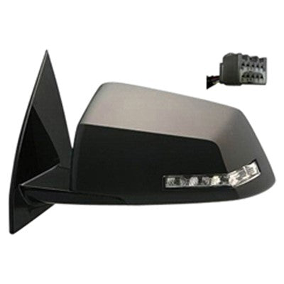 2015 gmc acadia driver side power door mirror with heated glass with turn signal arswmgm1320383