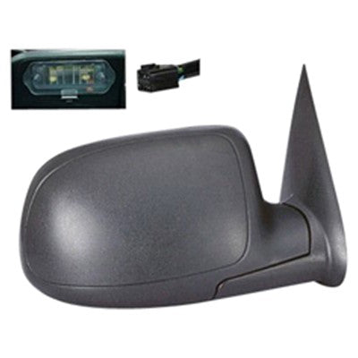2006 gmc yukon passenger side power door mirror with heated glass arswmgm1321249