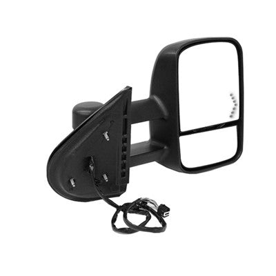 2011 gmc sierra 2500 passenger side power door mirror with heated glass with turn signal arswmgm1321354