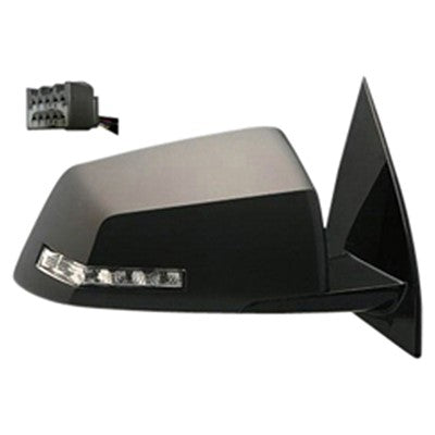 2013 gmc acadia passenger side power door mirror with heated glass with turn signal arswmgm1321383