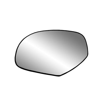 2010 gmc sierra driver side mirror glass assembly with heated glass arswmgm1324137