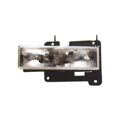 2000 gmc c k front driver side replacement headlight assembly arswlgm2502101v