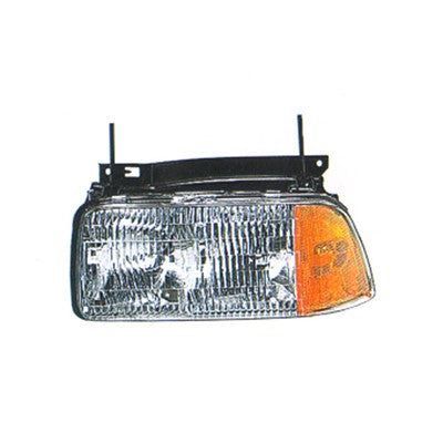 1995 gmc sonoma front driver side replacement headlight assembly arswlgm2502133v