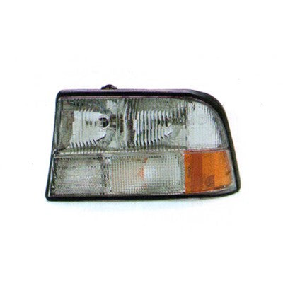 2002 gmc sonoma front driver side replacement headlight assembly arswlgm2502174v