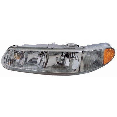 2001 buick century front driver side replacement headlight lens and housing arswlgm2502182c