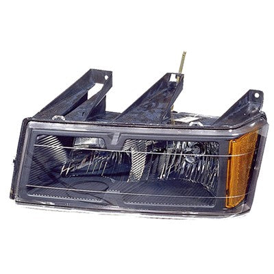 2007 gmc canyon front driver side replacement headlight assembly arswlgm2502234c