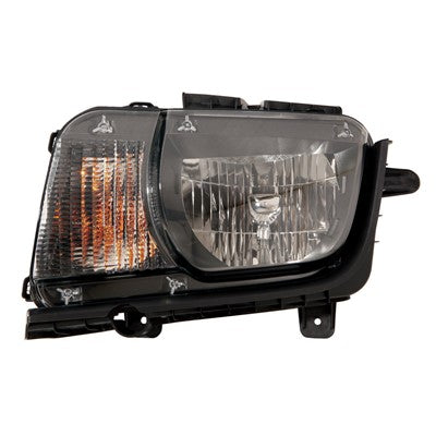 2012 chevrolet camaro front driver side replacement halogen headlight assembly arswlgm2502346c