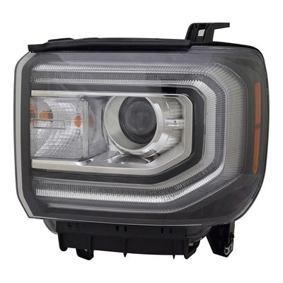 2018 gmc sierra front driver side replacement headlight assembly arswlgm2502453